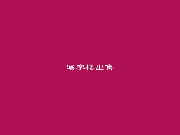 写字楼出售