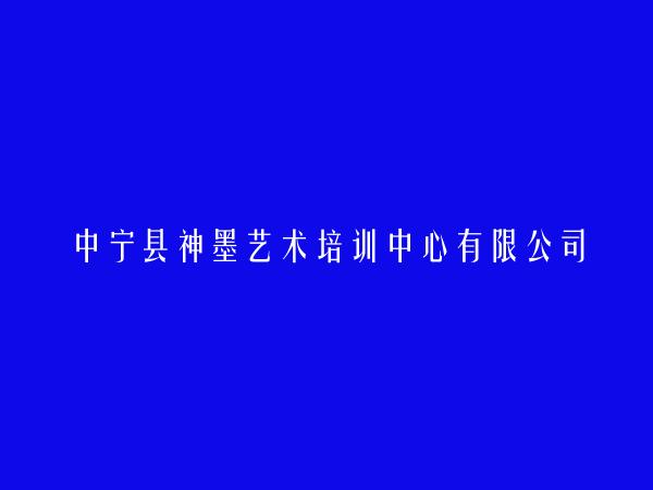 中宁县神墨艺术培训中心有限公司瀛海花园分公司