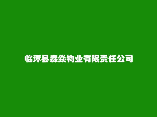 临潭县森焱物业有限责任公司