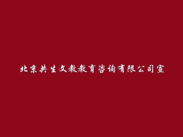 北京共生文教教育咨询有限公司宣化分公司