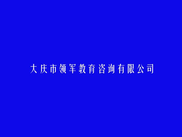 大庆市领军教育咨询有限公司