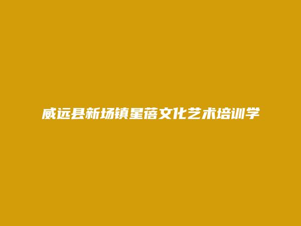 威远县新场镇星蓓文化艺术培训学校有限公司