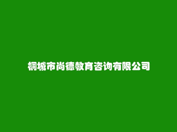 桐城市尚德教育咨询有限公司简介，地址，联系方式