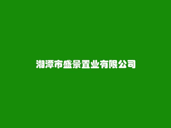 湘潭市盛景置业有限公司