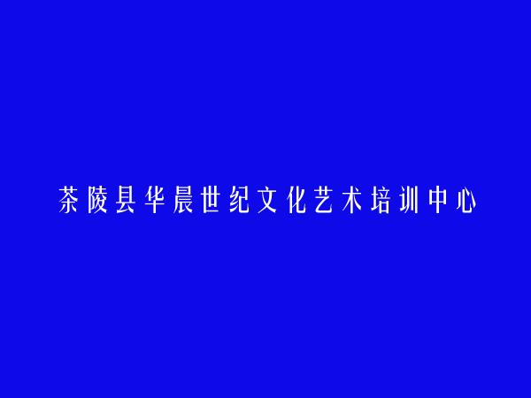 茶陵县华晨世纪文化艺术培训中心有限公司