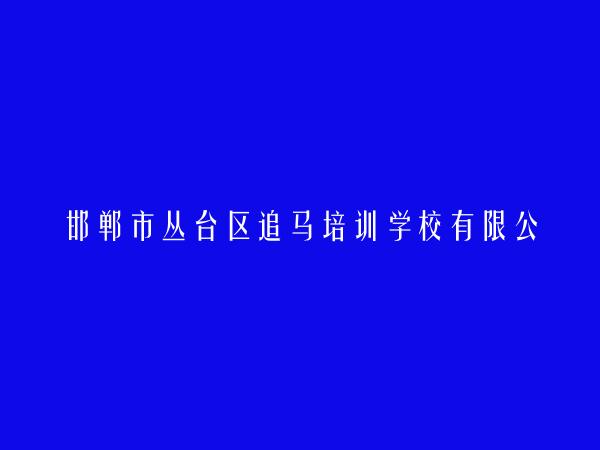 邯郸市丛台区追马培训学校有限公司