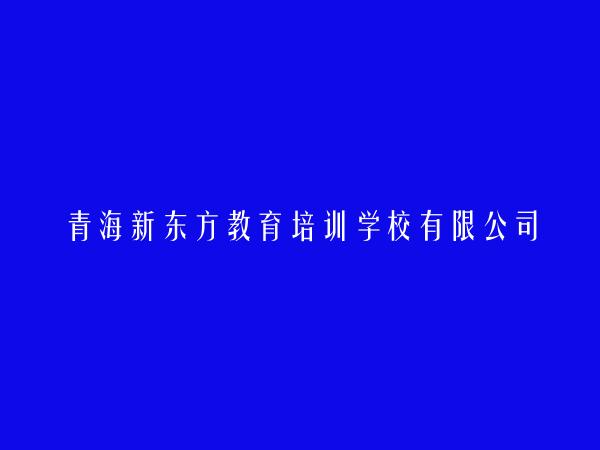 青海新东方教育培训学校有限公司城中分公司